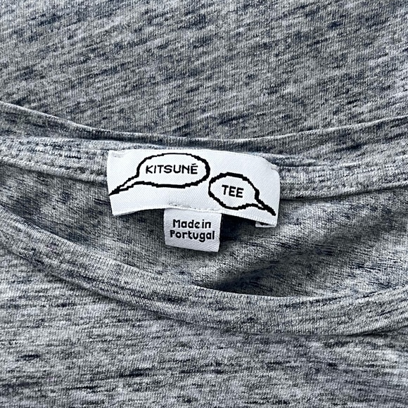 Maison Kitsuné Tee | Kitsuné Paris Print | 100% Cotton | Size Large - Picture 7 of 8